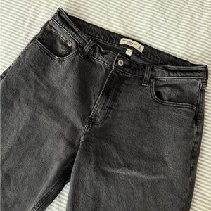 Abercrombie & Fitch Baggy Low Rise Black Jeans
